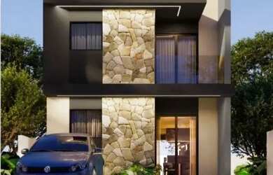 Imagem: A casa em condomínio possui 3 Dormitórios, 3 Banheiros, 2