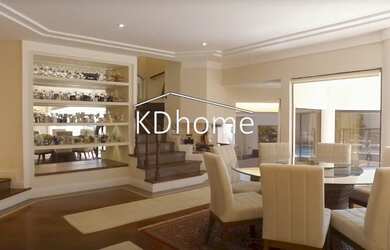 Imagem: A casa em condomínio possui 4 Dormitórios, 5 Banheiros, 5