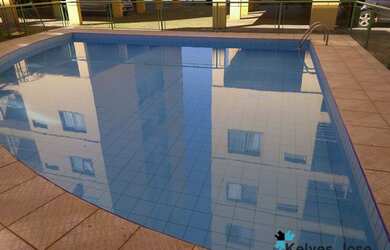 Imagem: O apartamento possui 2 Dormitórios, 1 Banheiro, 1 Vaga na garagem