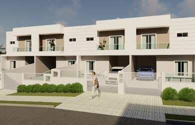 Imagem: A casa possui 3 Dormitórios, 2 Banheiros, 1 Vaga na garagem