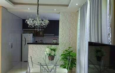 Imagem: O apartamento possui 2 Dormitórios, 1 Banheiro, 1 Vaga na garagem