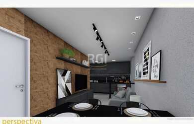 Imagem: O apartamento possui 1 Dormitório, 1 Banheiro, 41m² de Área