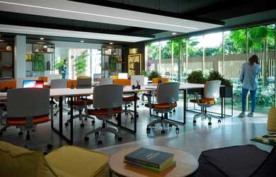 Imagem: O apartamento possui 2 Dormitórios, 1 Banheiro, 1 Vaga na garagem