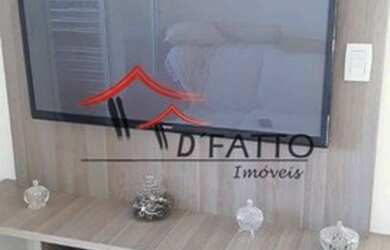 Imagem: O apartamento possui 1 Dormitório, 1 Banheiro, 1 Vaga na garagem