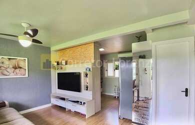 Imagem: A casa em condomínio possui 2 Dormitórios, 2 Banheiros, 1