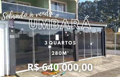 Imagem: A casa possui 3 Dormitórios, 3 Banheiros, 3 Vagas na garagem