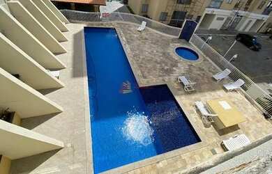 Imagem: O apartamento possui 2 Dormitórios, 1 Banheiro, 1 Vaga na garagem