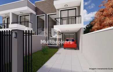 Imagem: A casa possui 3 Dormitórios, 3 Banheiros, 2 Vagas na garagem