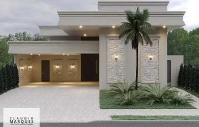 Imagem: A casa em condomínio possui 4 Dormitórios, 5 Banheiros, 4