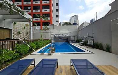 Imagem: O apartamento possui 1 Dormitório, 1 Banheiro, 24m² de Área