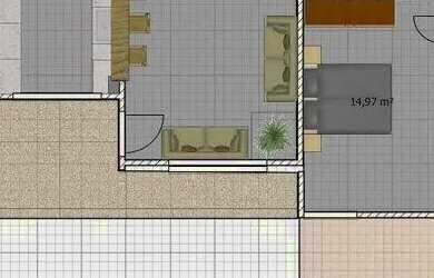 Imagem: A casa possui 3 Dormitórios, 3 Banheiros, 400m² de Área e