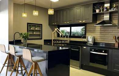 Imagem: A casa em condomínio possui 3 Dormitórios, 5 Banheiros, 4