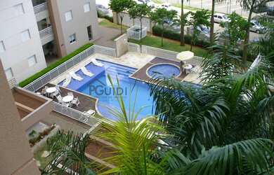 Imagem: O apartamento possui 2 Dormitórios, 1 Banheiro, 1 Vaga na garagem