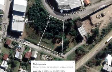 Imagem: O terreno possui 2.658m² de Área e está localizado em Garibaldi