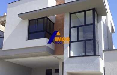 Imagem: A casa em condomínio possui 4 Dormitórios, 5 Banheiros, 4