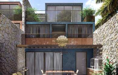 Imagem: A casa em condomínio possui 4 Dormitórios, 4 Banheiros, 2