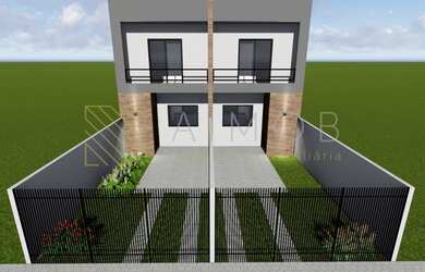 Imagem: A casa possui 2 Dormitórios, 1 Banheiro, 2 Vagas na garagem