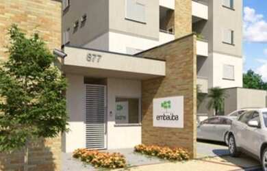 Imagem: O apartamento possui 2 Dormitórios, 1 Banheiro, 1 Vaga na garagem