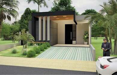 Imagem: A casa em condomínio possui 3 Dormitórios, 5 Banheiros, 152m²