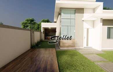 Imagem: A casa possui 3 Dormitórios, 2 Banheiros, 4 Vagas na garagem