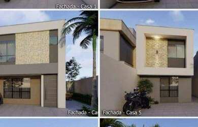 Imagem: A casa possui 3 Dormitórios, 3 Banheiros, 2 Vagas na garagem