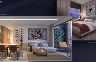 Imagem: O apartamento possui 3 Dormitórios, 3 Banheiros, 2 Vagas na