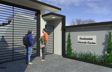 Imagem: A casa possui 2 Dormitórios, 1 Banheiro, 1 Vaga na garagem