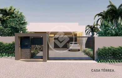 Imagem: A casa possui 4 Dormitórios, 1 Banheiro, 5 Vagas na garagem