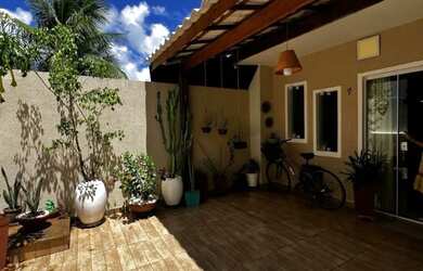 Imagem: A casa em condomínio possui 3 Dormitórios, 3 Banheiros, 1