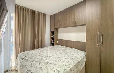 Imagem 10: Aceita airbnb, Um quadra do mar 2 Quartos com suite montado!