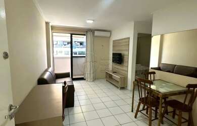 Imagem 3: Quarto e Sala Beira-mar com Varanda Mobiliado no Edifício Neo 1.0