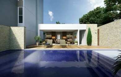 Imagem: O apartamento possui 2 Dormitórios, 1 Banheiro, 1 Vaga na garagem