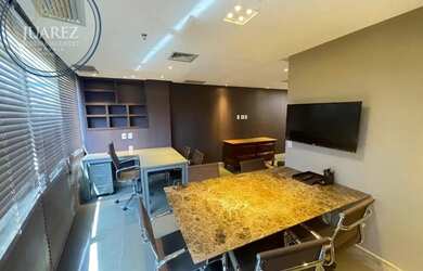 Imagem 12: Sala comercial mobiliada e decorada no Hangar Business Park OPORTUNIDADE!