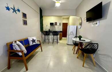 Imagem: O apartamento possui 1 Dormitório, 1 Banheiro, 35m² de Área