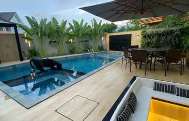 Imagem 2: MAGNIFICA casa MOBILIADA Venda ou Aluguel 4 suites 400m2 Cond Riviera...