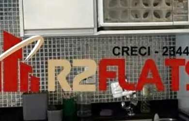 Imagem: O apartamento possui 1 Dormitório, 1 Banheiro, 1 Vaga na garagem