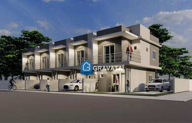 Imagem: A casa possui 2 Dormitórios, 2 Banheiros, 1 Vaga na garagem