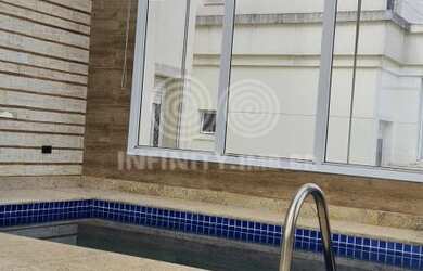 Imagem: O apartamento na cobertura possui 4 Dormitórios, 5 Banheiros