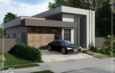 Imagem: A casa em condomínio possui 3 Dormitórios, 3 Banheiros, 2