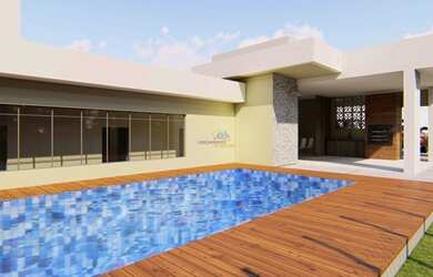 Imagem: A casa possui 4 Dormitórios, 4 Banheiros, 4 Vagas na garagem