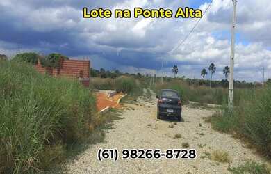 Imagem: O terreno possui 400m² de Área e está localizado em Ponte