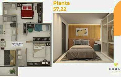 Imagem 6: Apartamento à venda, 46 m² por R$ 183.088,50 - Tambiá - João Pessoa/PB