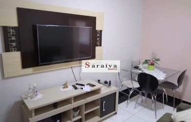 Imagem: O apartamento possui 2 Dormitórios, 1 Banheiro, 1 Vaga na garagem