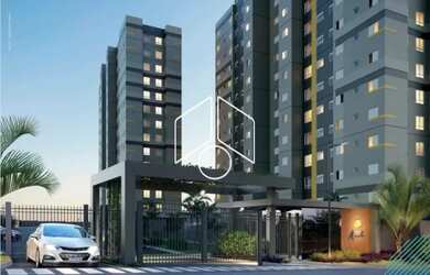 Imagem: O apartamento possui 2 Dormitórios, 1 Banheiro, 1 Vaga na garagem