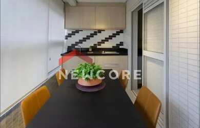 Imagem: O apartamento possui 1 Dormitório, 2 Banheiros, 1 Vaga na garagem