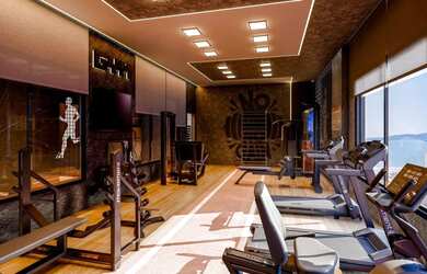 Imagem: O apartamento possui 2 Dormitórios, 3 Banheiros, 2 Vagas na