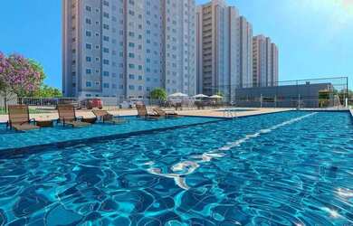 Imagem: O apartamento possui 2 Dormitórios, 1 Banheiro, 1 Vaga na garagem