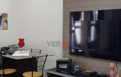 Imagem: O apartamento possui 2 Dormitórios, 1 Banheiro, 1 Vaga na garagem