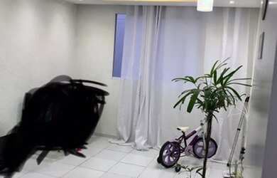 Imagem: O apartamento possui 2 Dormitórios, 1 Banheiro, 1 Vaga na garagem