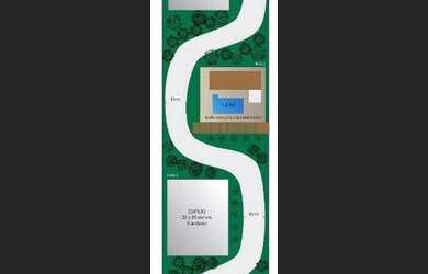 Imagem: O terreno possui 5.600m² de Área e está localizado em Jardim